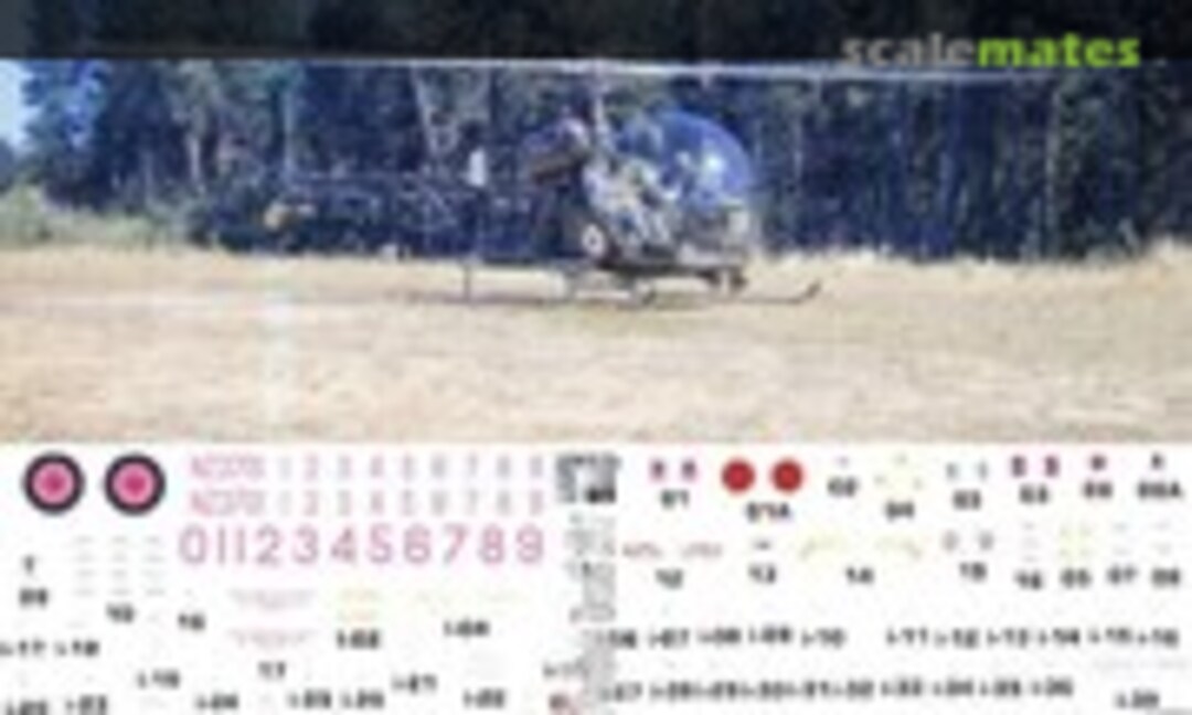 1:72 RNZAF Sioux 1960s (Oldmodels Decals OMD0392) OMD0392