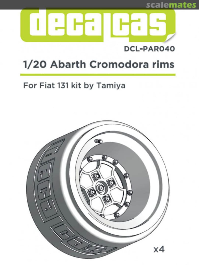 Boxart Abarth Cromodora DCL-PAR040 Decalcas Boxart Abarth Cromodora DCL-PAR040 Decalcas