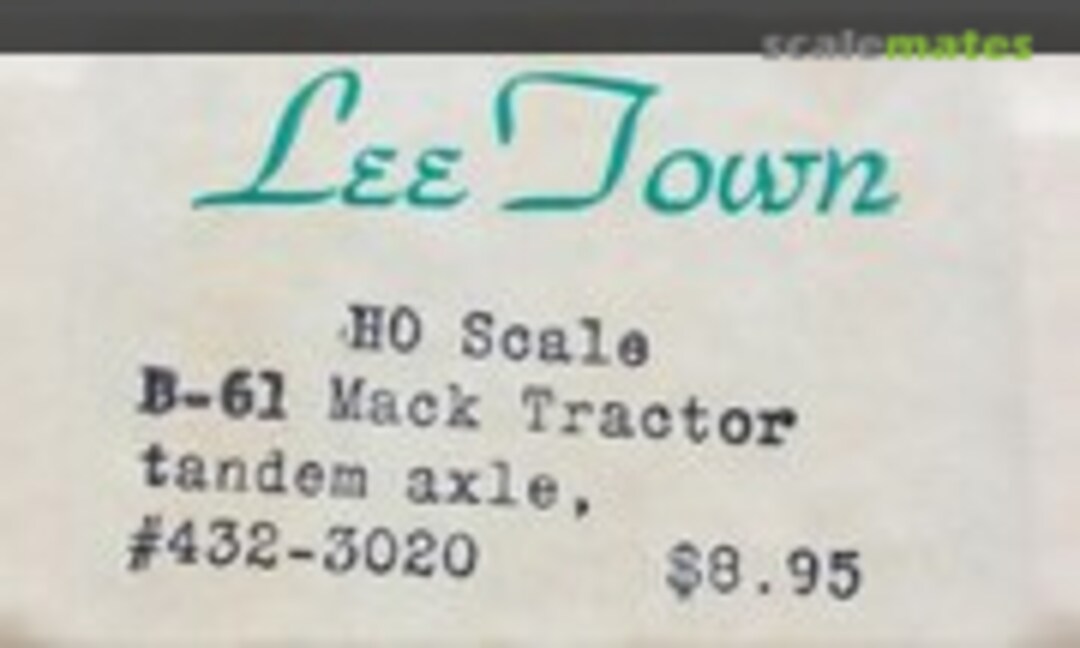 1:87 B-61 MACK TRACTOR TANDEM AXLE (Lee Town 432-3020)