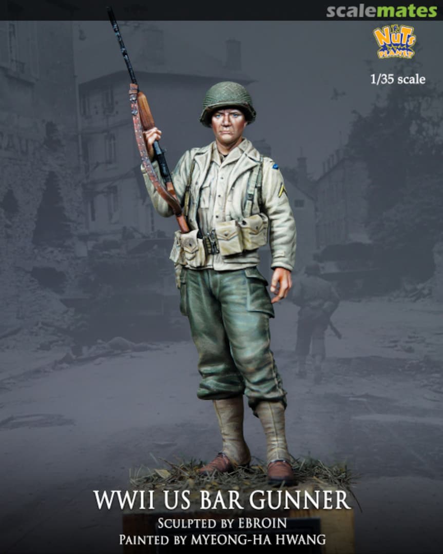 Boxart WWII US BAR Gunner NP35008 NuTs PLANET Boxart WWII US BAR Gunner NP35008 NuTs PLANET