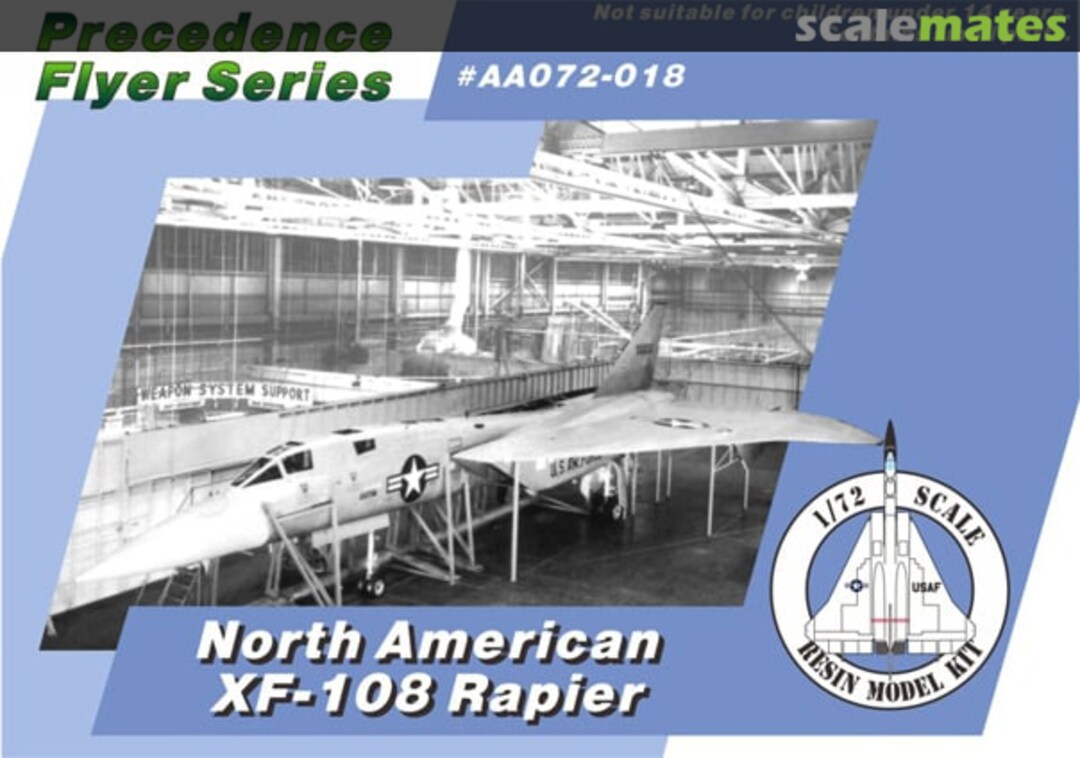 Boxart North American XF-108 Rapier AA072-018 Anigrand Craftswork Boxart North American XF-108 Rapier AA072-018 Anigrand Craftswork
