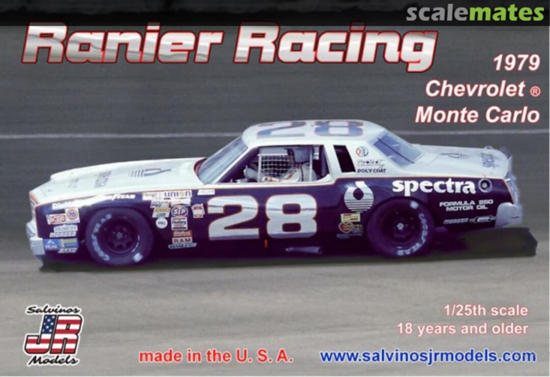 Boxart Ranier Racing 1979 Chevrolet Monte Carlo RRMC1979BBP Salvinos JR Models Boxart Ranier Racing 1979 Chevrolet Monte Carlo RRMC1979BBP Salvinos JR Models