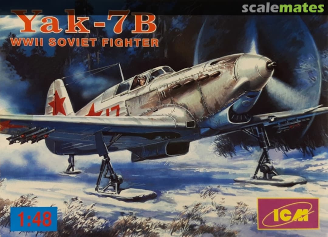 Boxart Yak-7B 48032 ICM Boxart Yak-7B 48032 ICM