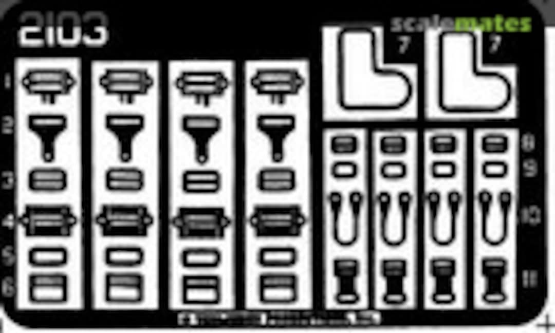 1:32 US Jets Belt & Buckles (Verlinden Productions 2103) 2103