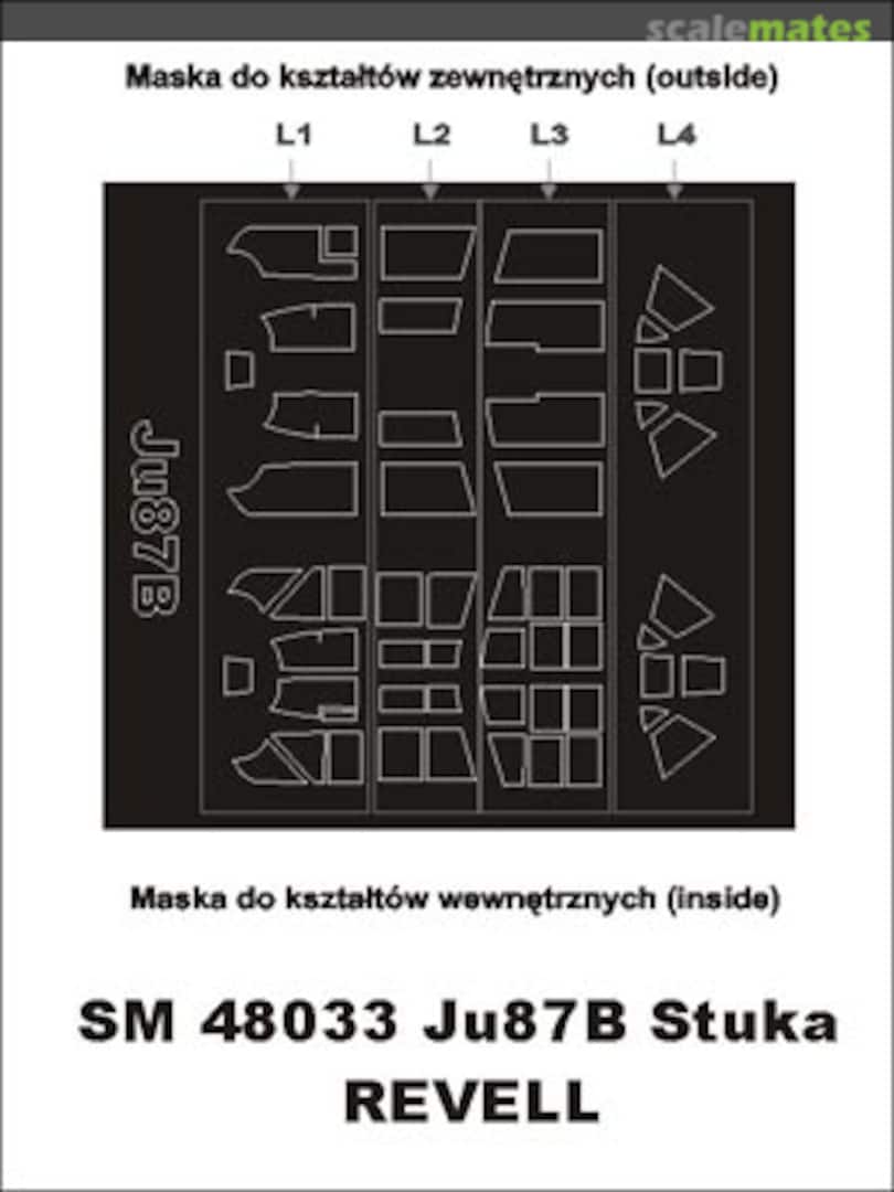 Boxart Junkers Ju 87B Stuka SM48033 Montex Boxart Junkers Ju 87B Stuka SM48033 Montex