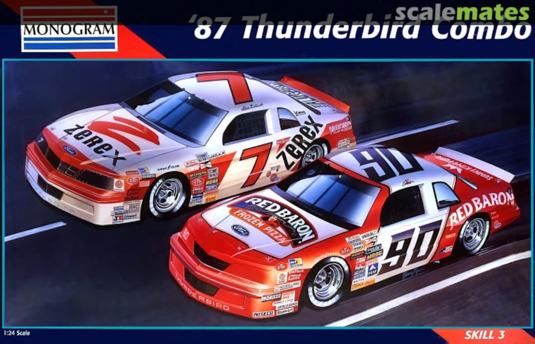 Boxart '87 Thunderbird Combo 85-6392 Monogram Boxart '87 Thunderbird Combo 85-6392 Monogram