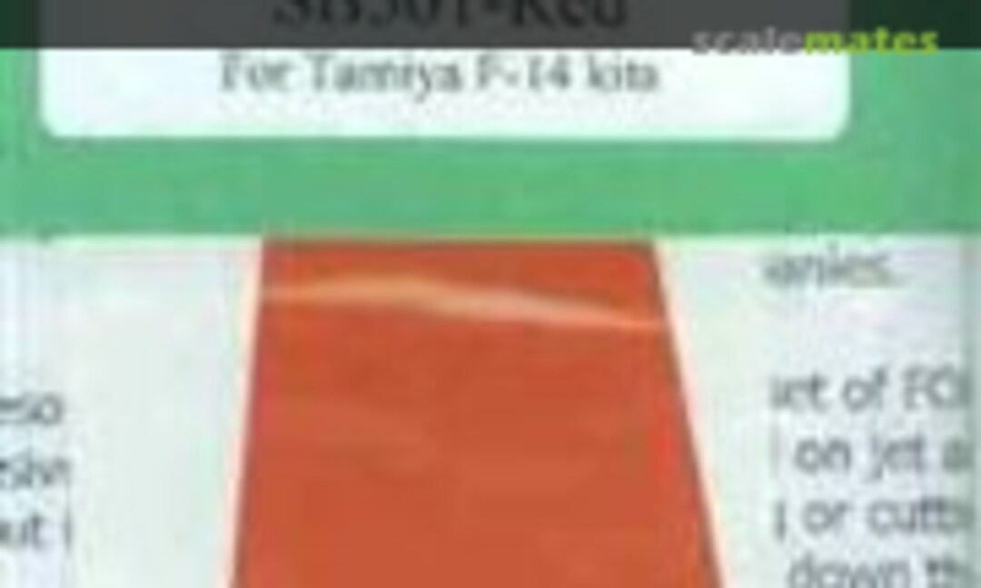 1:32 Red F-14 Tomcat FOD Covers (Steel Beach 33001) 33001