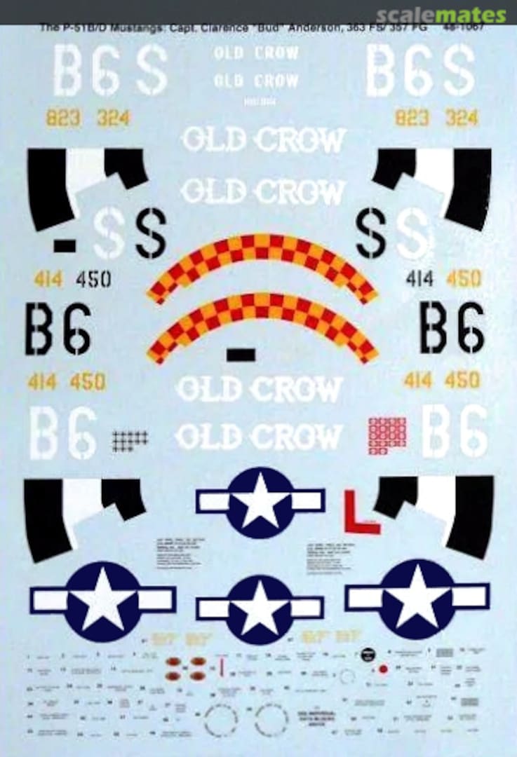 Boxart P-51B/D Mustangs 48-1067 SuperScale International Boxart P-51B/D Mustangs 48-1067 SuperScale International