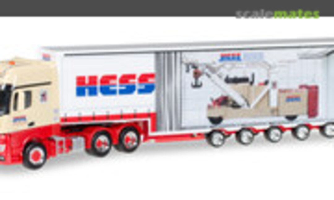Mercedes-Benz Actros Bigspace Meusburger Jumbogardinenplanen-Sattelzug &quot;Hess Logistik&quot; (Herpa 923606)
