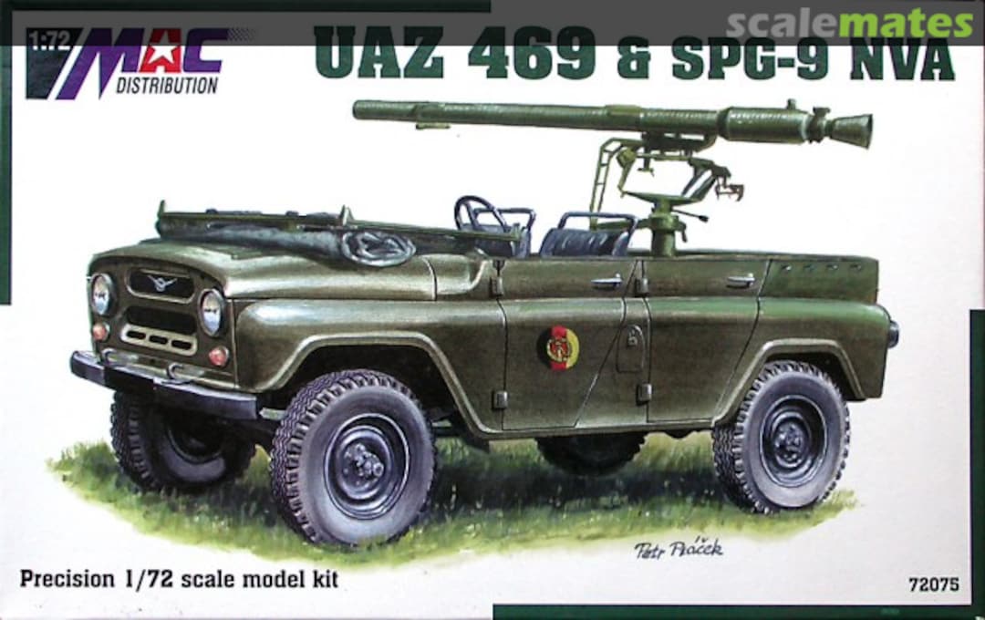 Boxart UAZ 469 & SPG-9 NVA 72075 MAC Distribution Boxart UAZ 469 & SPG-9 NVA 72075 MAC Distribution