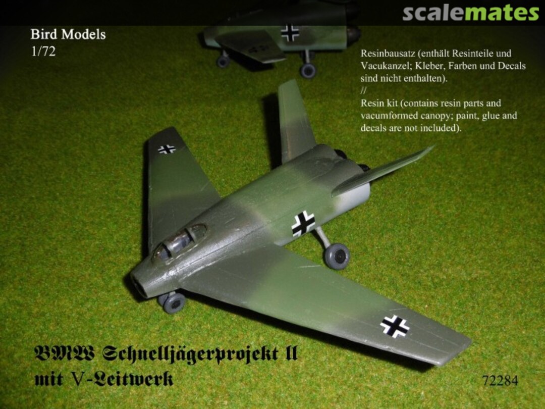 Boxart BMW Schnelljägerprojekt II (V-tail) 72284 Bird Models Boxart BMW Schnelljägerprojekt II (V-tail) 72284 Bird Models