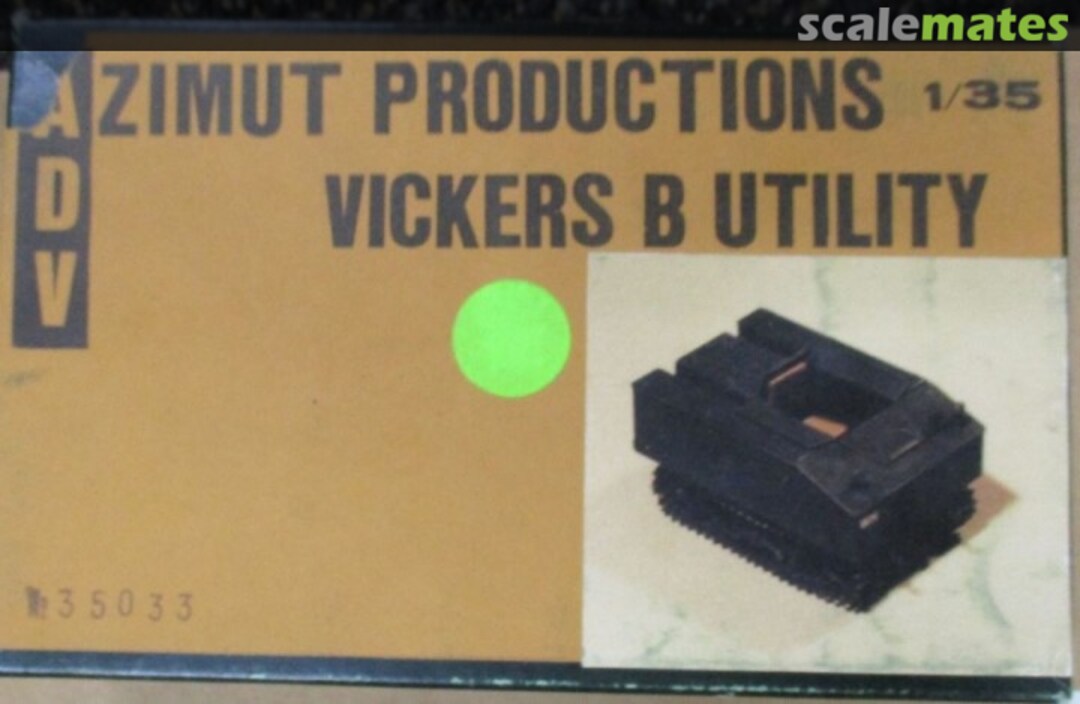 Boxart Vickers B Utility 35033 ADV Azimut