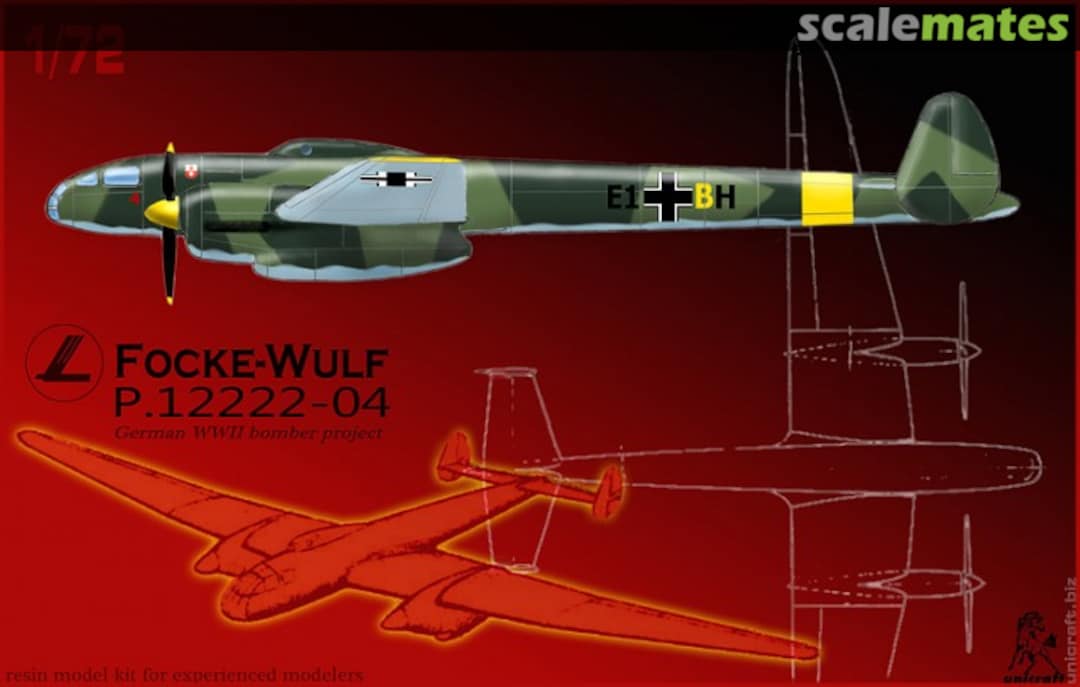 Boxart Focke-Wulf FW P.12222-04 UNI72125 Unicraft Models Boxart Focke-Wulf FW P.12222-04 UNI72125 Unicraft Models