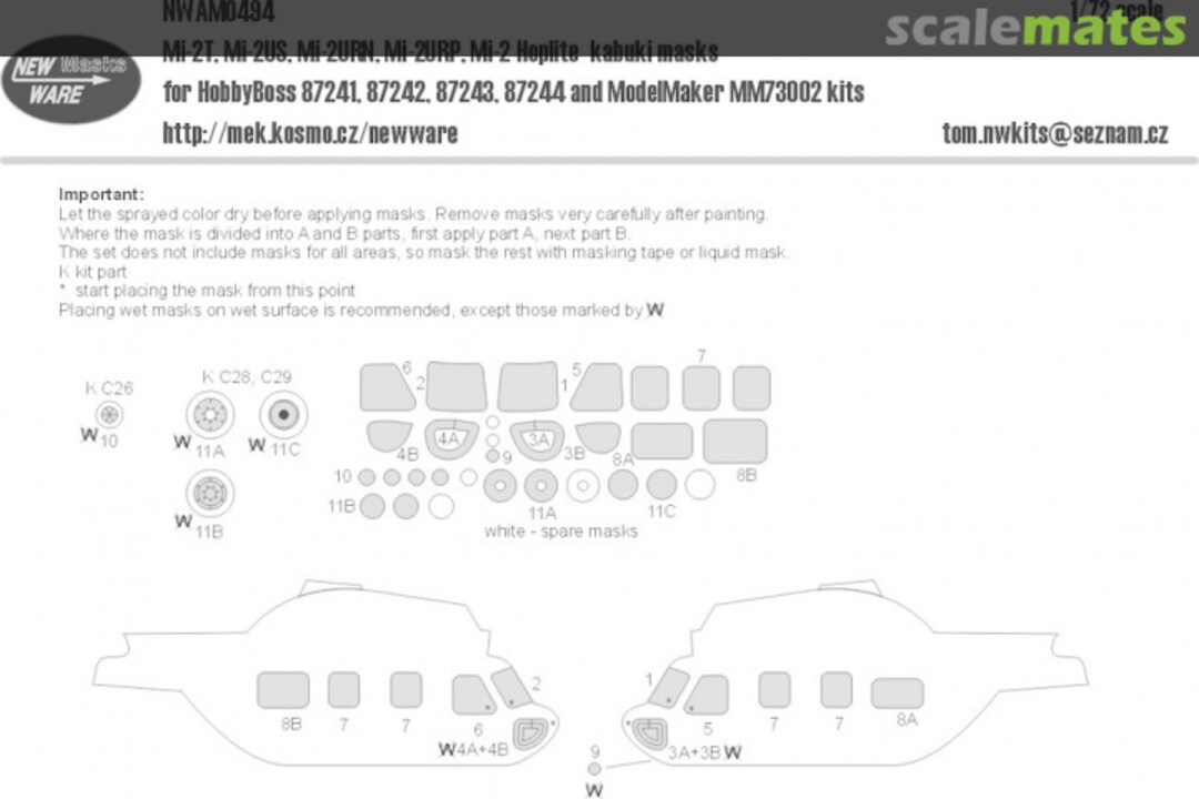 Boxart Mi-2T, Mi-2US, Mi-2URN, Mi-2URP, Mi-2 Hoplite - kabuki masks NWAM0494 New Ware Boxart Mi-2T, Mi-2US, Mi-2URN, Mi-2URP, Mi-2 Hoplite - kabuki masks NWAM0494 New Ware