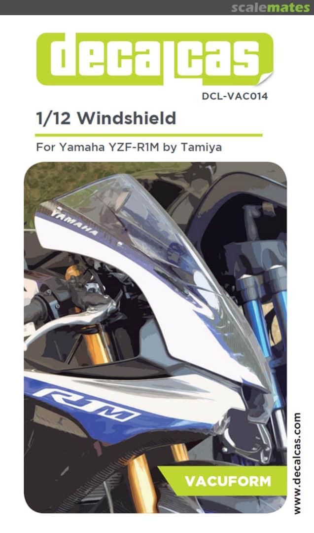 Boxart Yamaha YZF-R1M - Windshield DCL-VAC014 Decalcas Boxart Yamaha YZF-R1M - Windshield DCL-VAC014 Decalcas