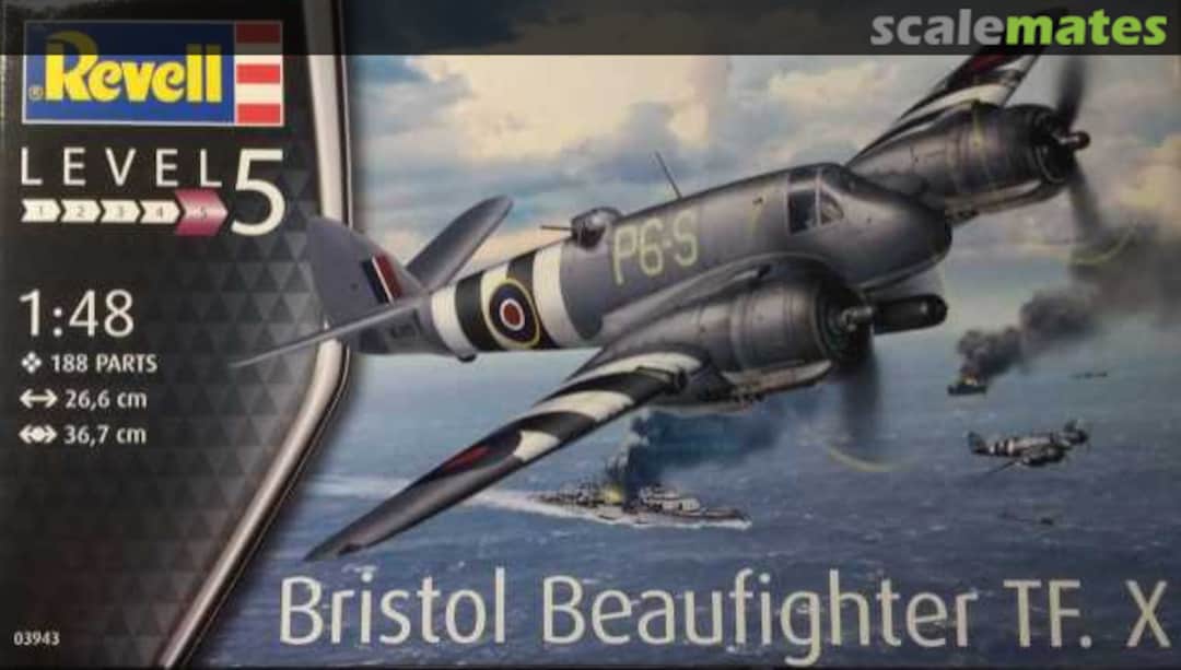 Boxart Bristol Beaufighter TF.X 03943 Revell Boxart Bristol Beaufighter TF.X 03943 Revell