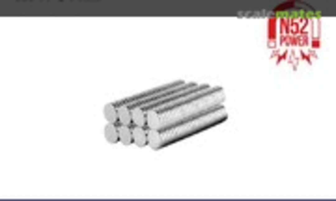 No Neodymium Magnets 3x0'5mm - 50 units (N52) (Green Stuff World 8436554367573)