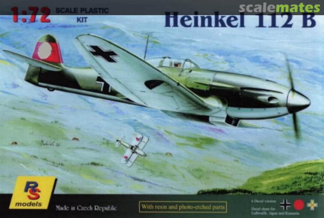 Boxart Heinkel 112 B 92010 RS Models