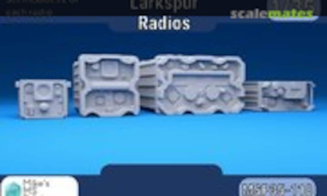 1:35 Larkspur Radios Set (Mike's MS Productions MSP35-118) MSP35-118