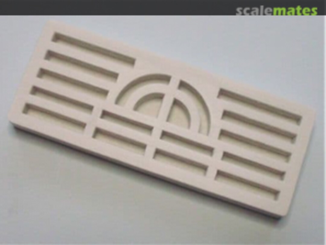 Boxart 5" Curbstones Mould 1350007 Diorama Debris Boxart 5" Curbstones Mould 1350007 Diorama Debris