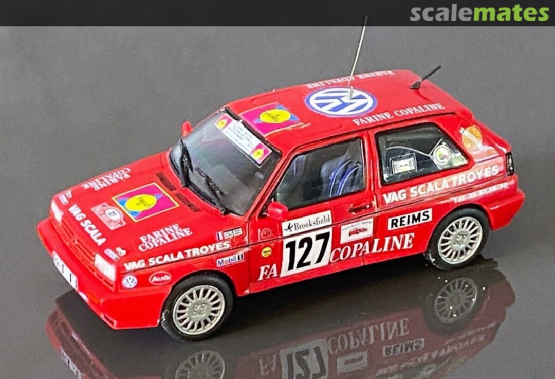 Boxart Volkswagen Golf G60 Rallye [1728 MN 10] "SCALA AUTOMOBILES TROYES" AST 001-23 AST Création 43