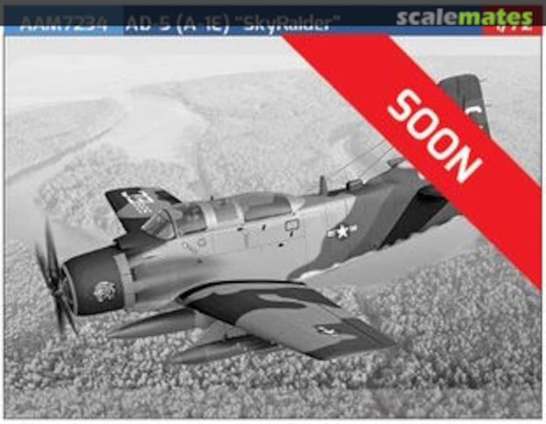 Boxart AD-5 (A-1E) Skyraider 7234 A&A Models Boxart AD-5 (A-1E) Skyraider 7234 A&A Models