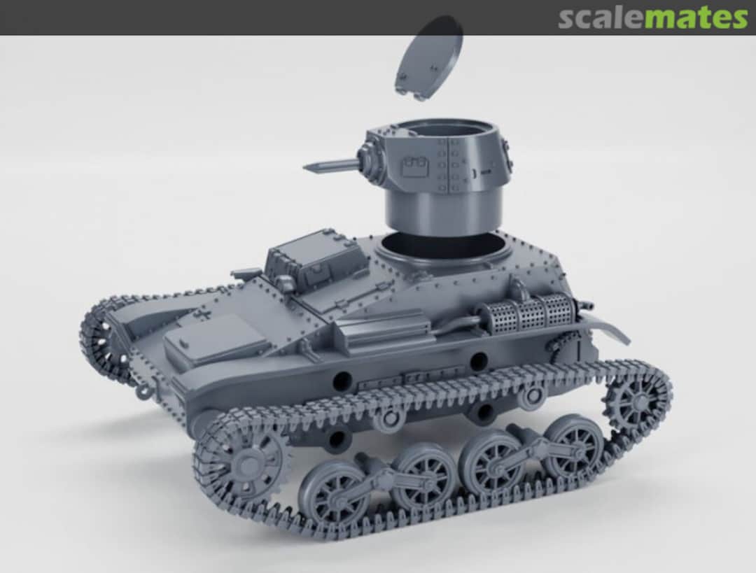 Boxart Tankette Type 94 Te-Ke - early type - open hatch 72011913 EMP3d Boxart Tankette Type 94 Te-Ke - early type - open hatch 72011913 EMP3d