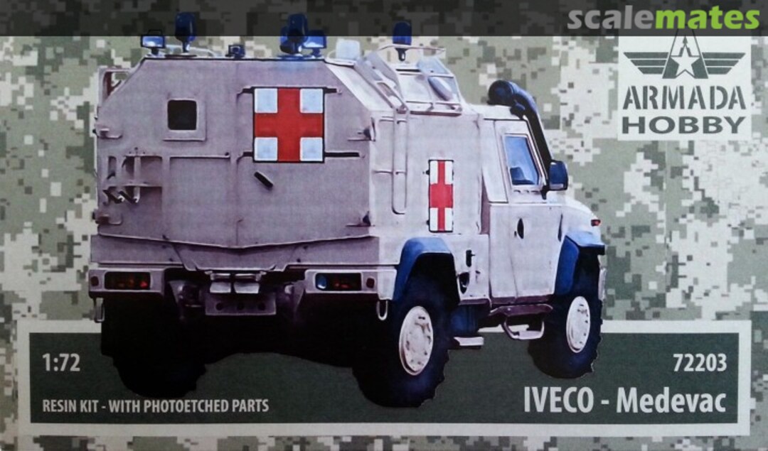 Boxart IVECO Medevac M72203 Armada Hobby Boxart IVECO Medevac M72203 Armada Hobby