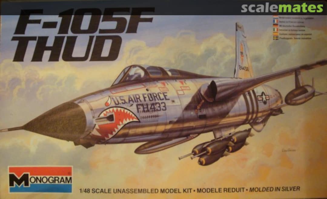 Boxart F-105F Thud 5808 Monogram Boxart F-105F Thud 5808 Monogram