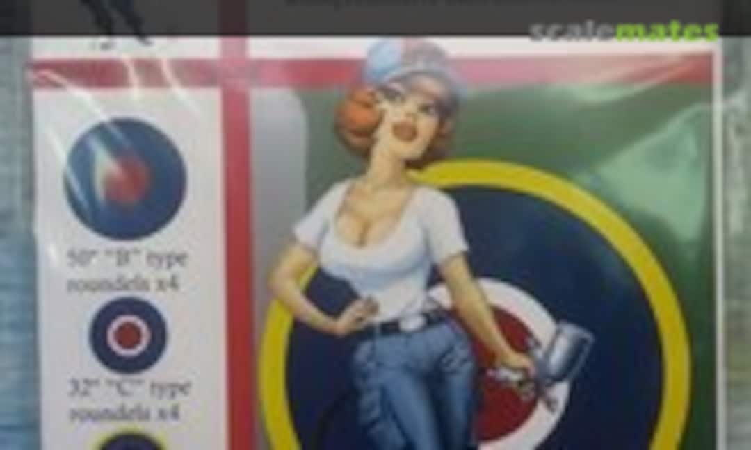 1:24 Airfix Hawker Typhoon RAF Roundels and Fin Flash (Miracle Masks 02) 02