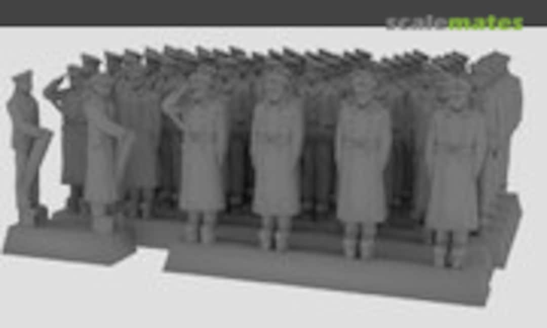 1:350 Kriegsmarine Winter Static Figures Set Vol.1 (North Star NSA350501) NSA350501