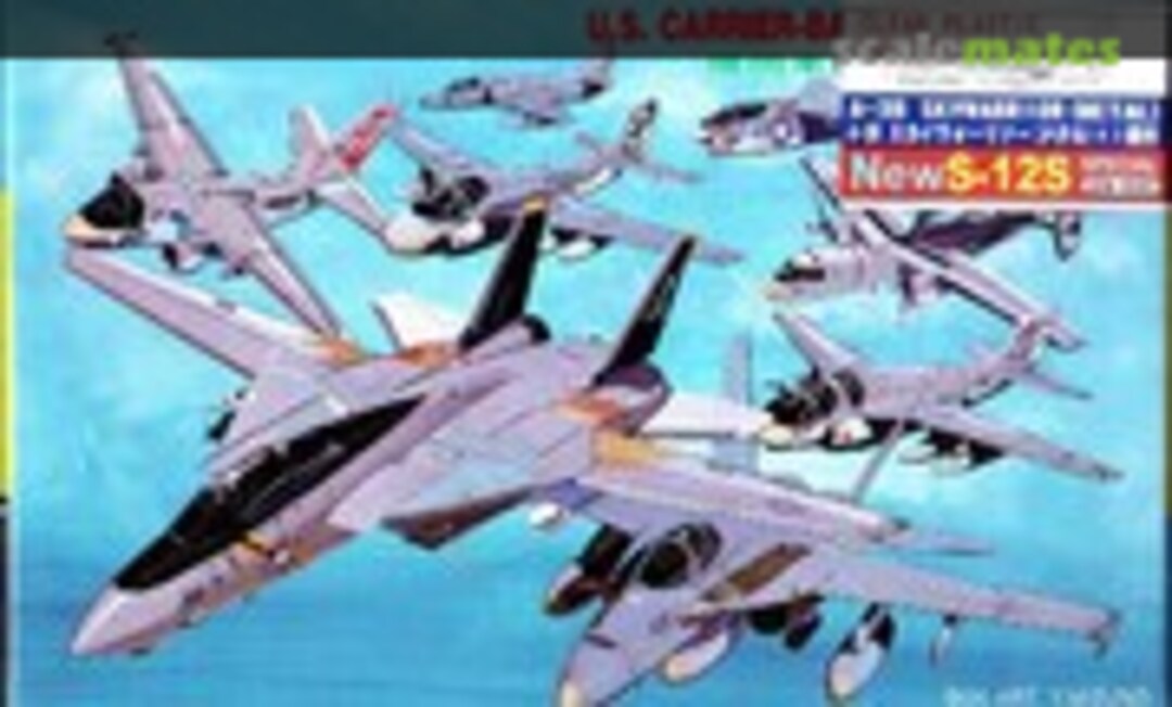 1:700 US Carrier-Based Aircraft (w/Bonus WM A-3B Skywarrior) (Pit-Road New S-12S)