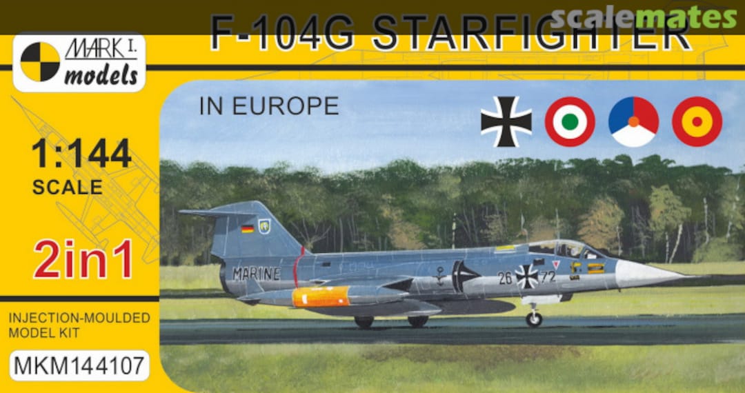 Boxart F-104G Starfighter MKM144107 Mark I Models Boxart F-104G Starfighter MKM144107 Mark I Models