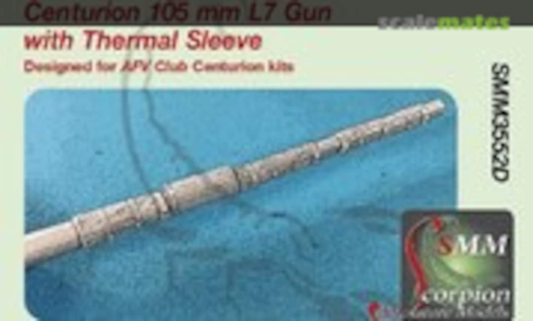 1:35 Centurion 105 mm L7 Gun with Thermal Sleeve (Scorpion Miniature Models SMM3552D) SMM3552D