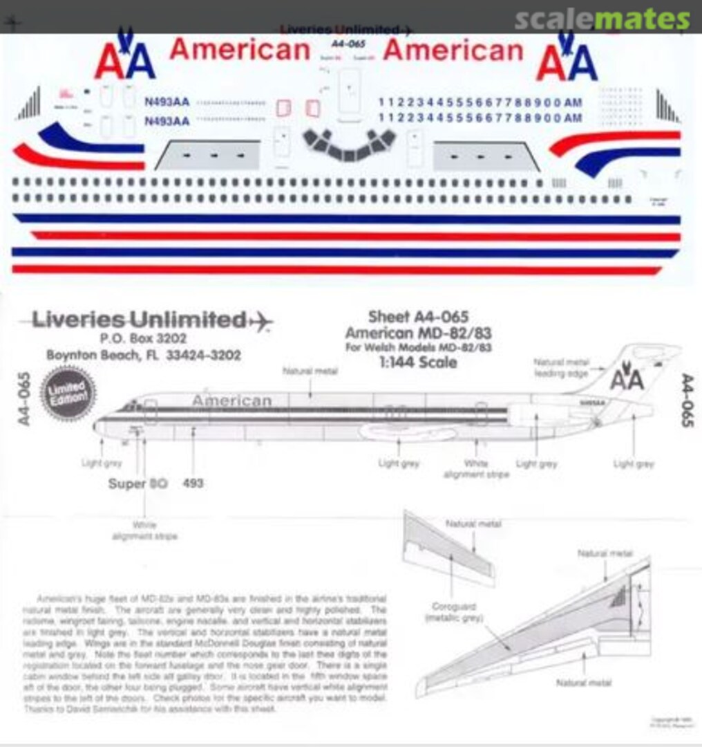 Boxart American MD-82/83 A4-065 Liveries Unlimited/Airway Graphics Boxart American MD-82/83 A4-065 Liveries Unlimited/Airway Graphics