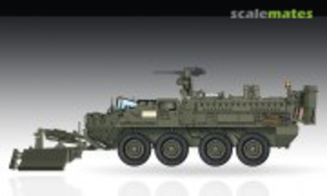 1:72 M1132 Stryker Engineer Squad Vehicle w/ SMP/AMP-Surface Mine Plow (Trumpeter 07427)