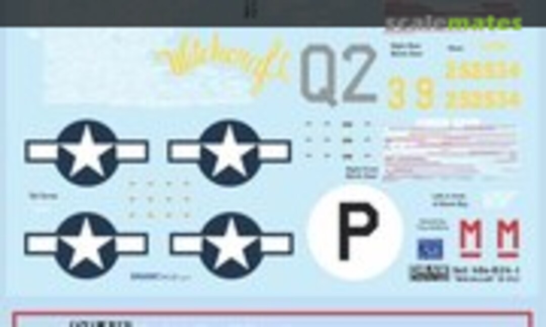 1:48 “Witchcraft” B-24J (Draw Decal 48-B24-01) 48-B24-01