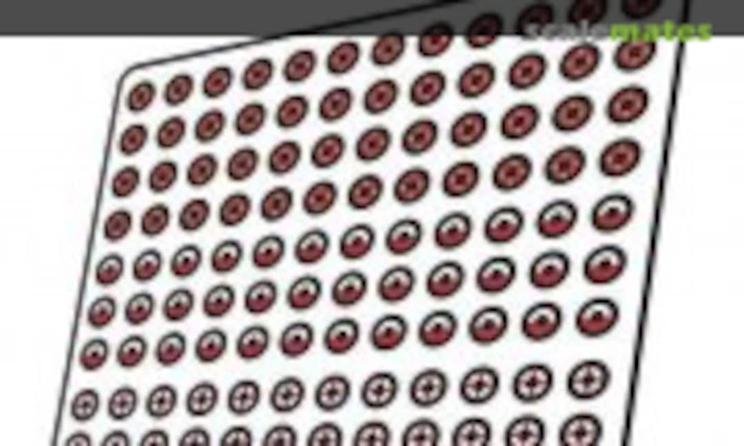 1:700 Lifebuoys, coloured, volumetric (Microdesign MD 700215) MD 700215