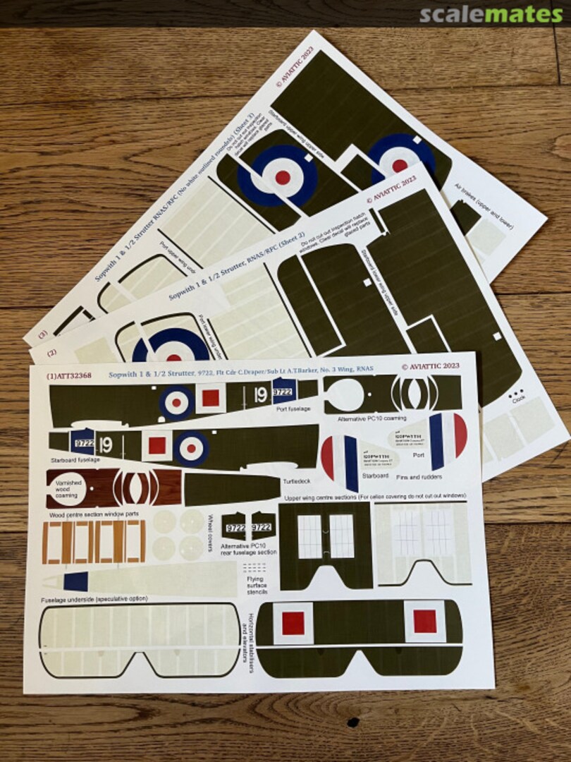 Boxart Sopwith 1 1/2 Strutter 9722 Draper/Barker No.3 Wing RNAS ATT32368 Aviattic Boxart Sopwith 1 1/2 Strutter 9722 Draper/Barker No.3 Wing RNAS ATT32368 Aviattic
