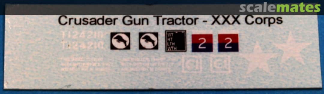 Boxart Crusader Gun Tractor set 2 XXX Corps ? Dan Taylor Modelworks Boxart Crusader Gun Tractor set 2 XXX Corps ? Dan Taylor Modelworks