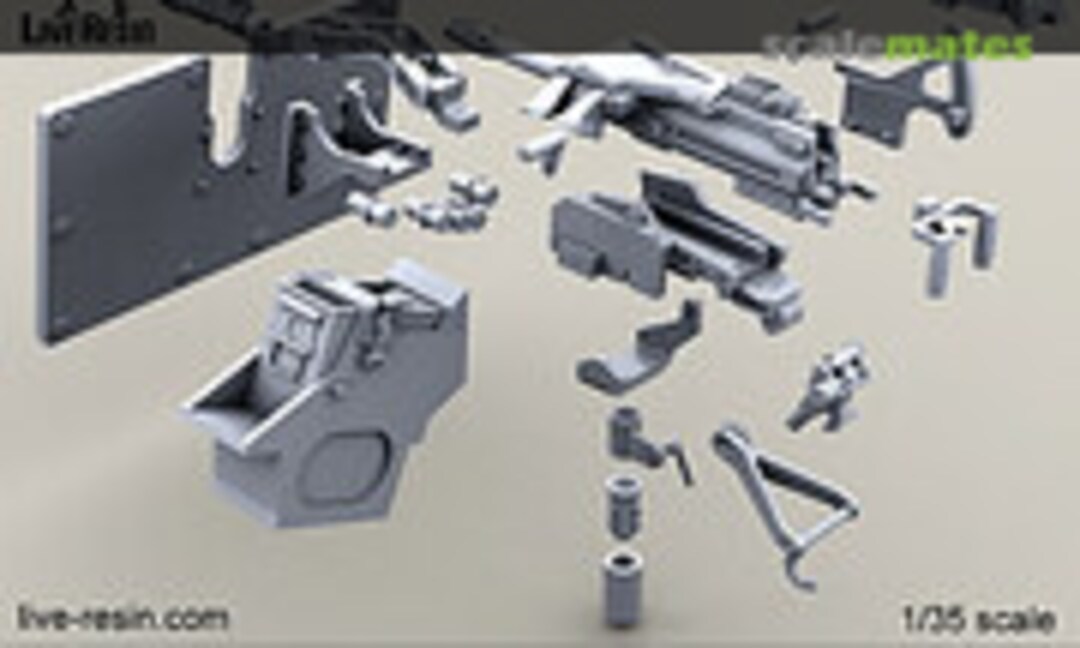 1:35 MK19-3 40mm Grenade Machine Gun on MK93 Machine Gun Mount # Set 4 (Live Resin LRE-35078) LRE-35078