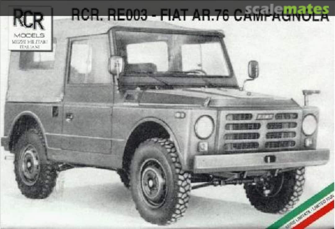 Boxart Fiat AR.76 Campagnola RCRE03 RCR Models Boxart Fiat AR.76 Campagnola RCRE03 RCR Models