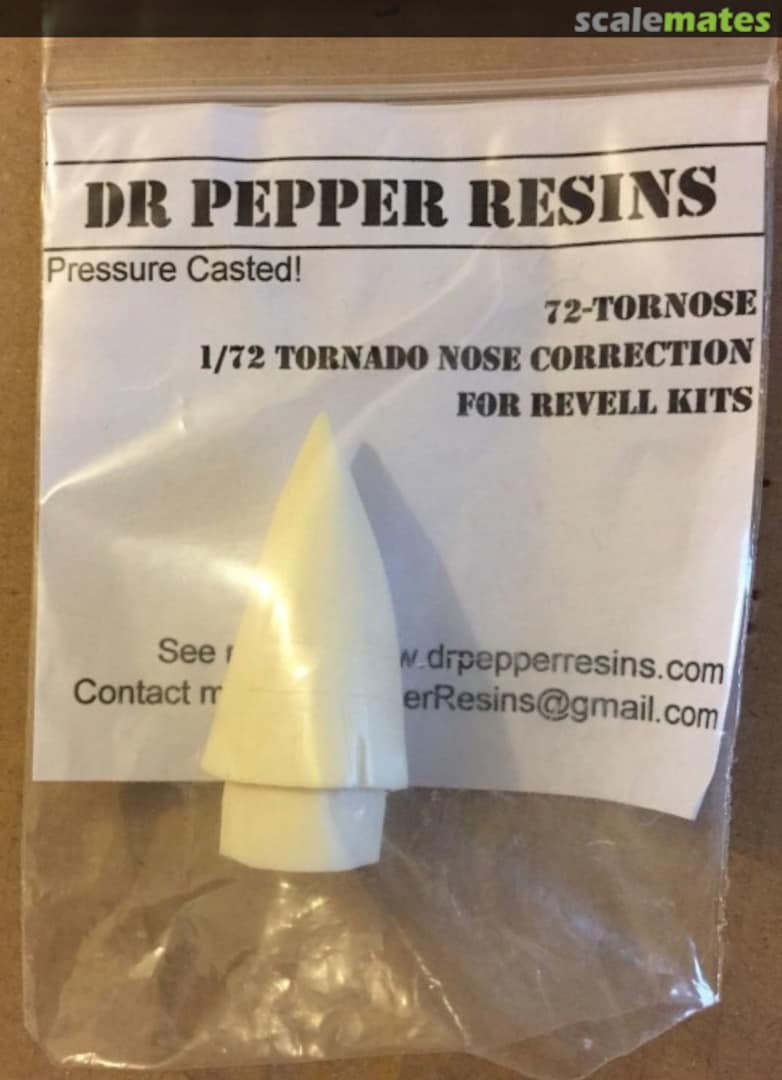 Boxart Tornado Nose Correction 72TORNOSE Dr Pepper Resins Boxart Tornado Nose Correction 72TORNOSE Dr Pepper Resins