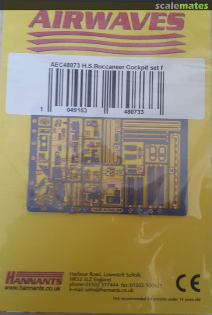 Boxart H.S. Bucccaneer Cockpit Set AEC48073 Airwaves Boxart H.S. Bucccaneer Cockpit Set AEC48073 Airwaves