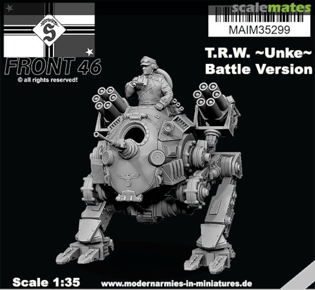 Boxart T.R.W. ~Unke~ (Taktischer Raketenwerfer) Battle Vers. -Schwabenland Army- MAIM35299 MAiM Boxart T.R.W. ~Unke~ (Taktischer Raketenwerfer) Battle Vers. -Schwabenland Army- MAIM35299 MAiM