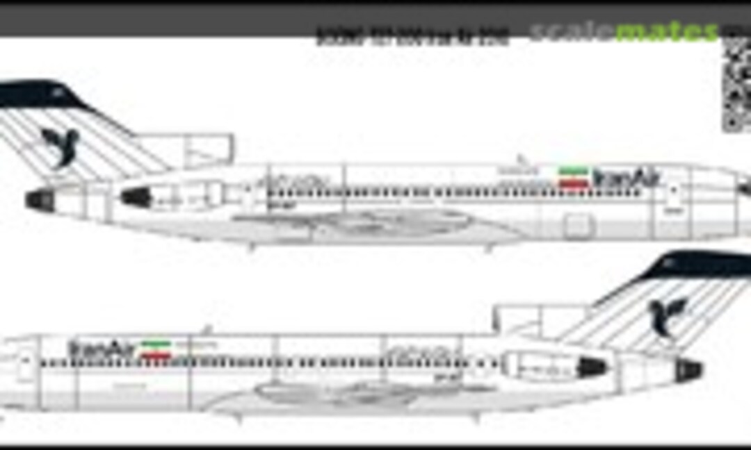 1:144 Boeing 727-200 Iran Air Decal (BSmodelle BSM144517) BSM144517