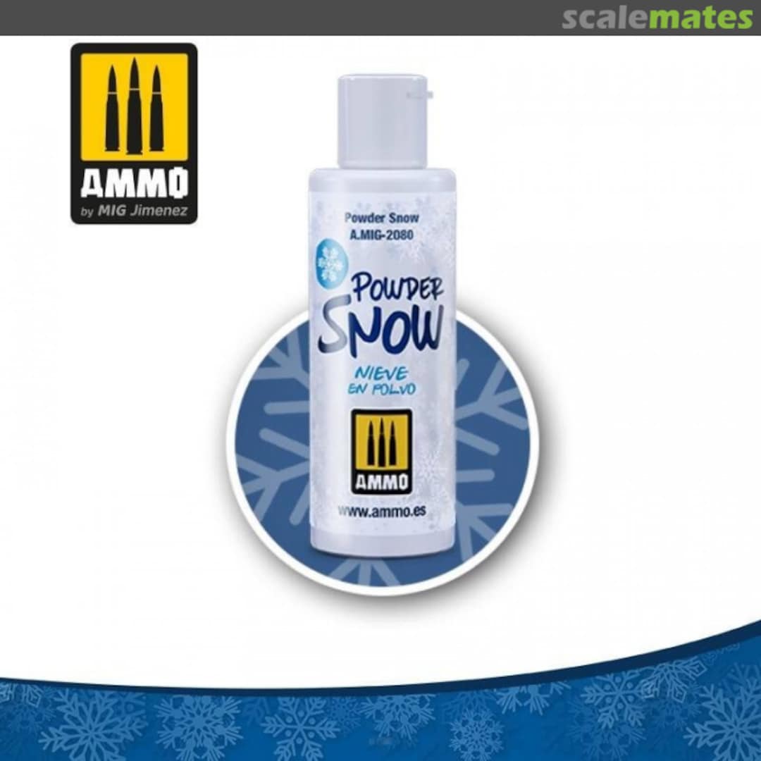 Boxart Powder Snow (60ml) A.MIG-2080 Ammo by Mig Jimenez Boxart Powder Snow (60ml) A.MIG-2080 Ammo by Mig Jimenez