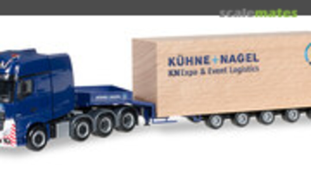 Mercedes-Benz Actros Gigaspace STL Schwerlast-Sattelzug &quot;Kühne &amp; Nagel&quot; (Herpa 923705)