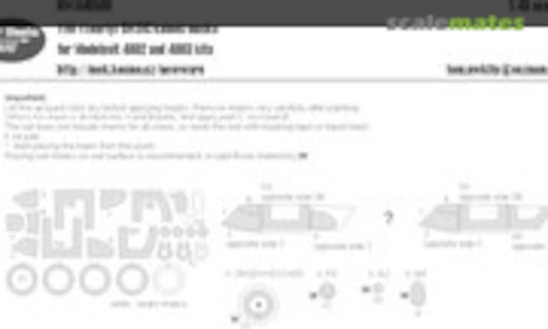 1:48 Yak-1 (early) - BASIC kabuki masks (New Ware NWAM0500) NWAM0500