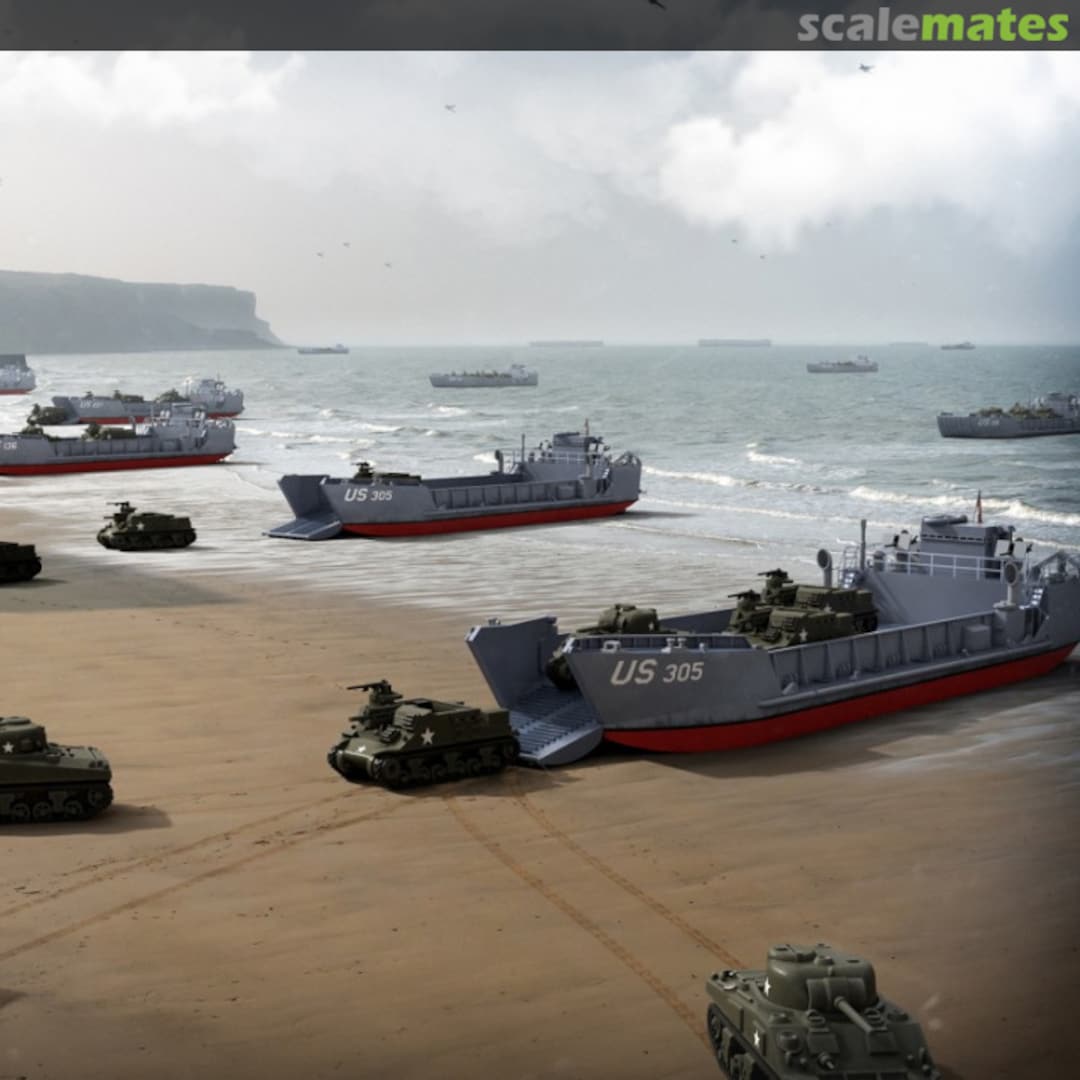 Boxart Landing Craft Tank LCT(5) 350002 Black Cat Models